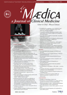 MÆDICA - a Journal of Clinical Medicine | Vol. 19, No. 2, 2024 MÆDICA - a Journal of Clinical Medicine | Vol. 19, No. 2, 2024