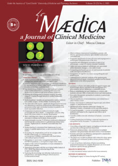 MÆDICA - a Journal of Clinical Medicine | Vol. 20, No. 2, 2025 MÆDICA - a Journal of Clinical Medicine | Vol. 20, No. 2, 2025