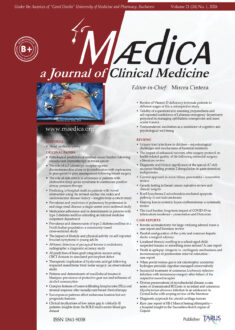 MÆDICA - a Journal of Clinical Medicine | Vol. 21, No. 1, 2026 MÆDICA - a Journal of Clinical Medicine | Vol. 21, No. 1, 2026